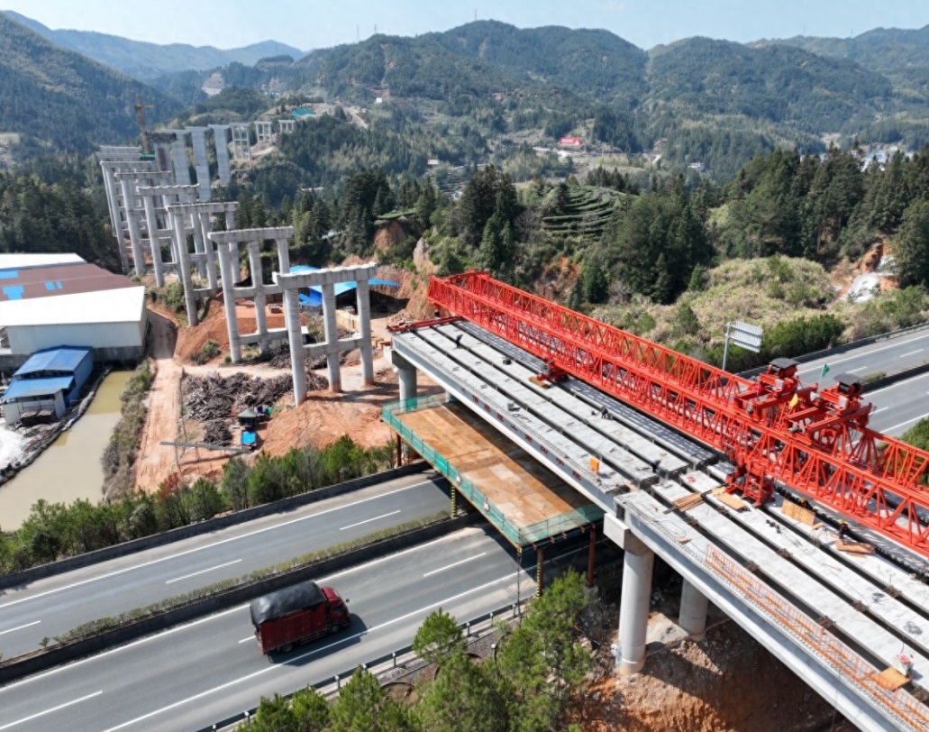 宁德市首条县道跨高速建设项目进入关键节点丨监理单位保障项目顺利推进